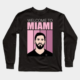 Leo Messi In Inter Miami Long Sleeve T-Shirt